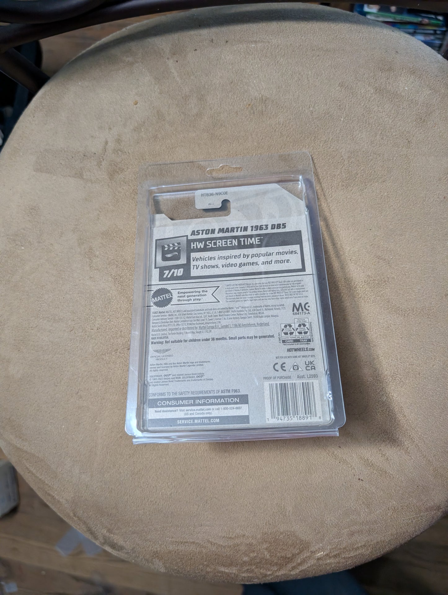 Aston Martin 1963 DB5 – HW Screen Time 7/10 (2024 Mainline)