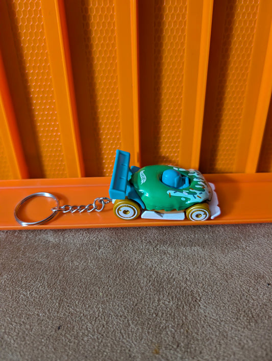 Custom Diecast Keychain – Green Drift Car